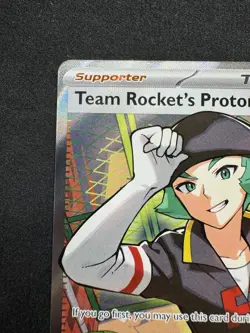 Team Rocket's Proton 227/182 Destined Rivals Full Art Trainer Pokemon TCG Card - Image 2