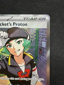 Team Rocket's Proton 227/182 Destined Rivals Full Art Trainer Pokemon TCG Card - Image 3