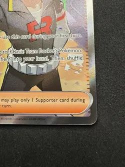 Team Rocket's Proton 227/182 Destined Rivals Full Art Trainer Pokemon TCG Card - Image 5