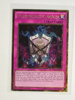 Yugioh The Phantom Knights Of Tomb Shield PGL3-EN017 Gold Secret Rare 1st Ed NM - Image 1