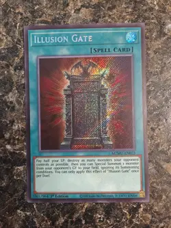 Yugioh Illusion Gate - MZMU-EN023 - 1st Ed Secret Rare - NM - Image 1