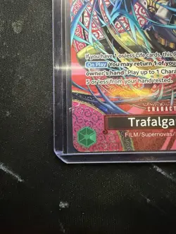 Bandai One Piece CCG Trafalgar Law OP13-031 SP Blocker Character Card English - Image 2