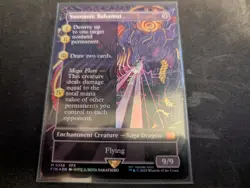 MTG Magic the Gathering Summon: Bahamut Borderless FIN! - Image 1