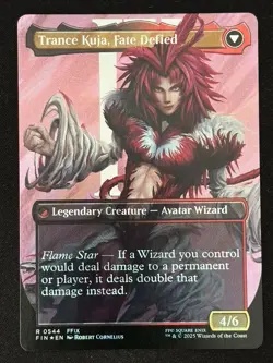 1x MTG Kuja, Genome Sorcerer (Borderless) (Surge Foil) - FINAL FANTASY (FIN) - Image 2