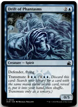 MTG Drift of Phantasms C Ravnica Remastered 42 LP - Image 1