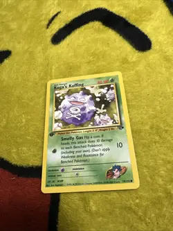 Pokemon 1st Edition Gym Challenge Koga’s Koffing 79/132 NM/M - Image 1