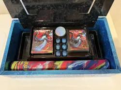 Mega Charizard Ex UPC Play Mat, Dice, Coin & Deck Box Pokemon TCG Accessories - Image 2