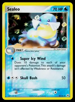 Sealeo - Reverse Holo #47/101 Uncommon Pokemon Hidden Legends NM - Image 1