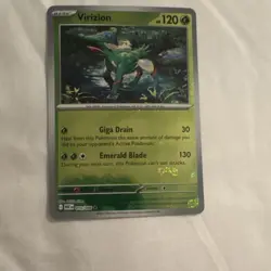 Pokemon TCG SV White Flare Virizion 010/086 Master Ball Reverse Holo - Image 1