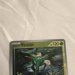 Pokemon TCG SV White Flare Virizion 010/086 Master Ball Reverse Holo - Image 2
