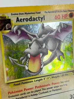 Aerodactyl 1/62 - Fossil - Holo - Pokemon - DMG - Image 2