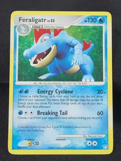 Pokemon TCG Feraligatr 8/123 Diamond & Pearl Mysterious Treasures Holo LP - Image 1