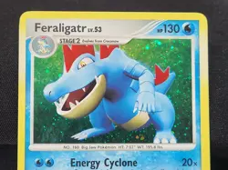 Pokemon TCG Feraligatr 8/123 Diamond & Pearl Mysterious Treasures Holo LP - Image 3