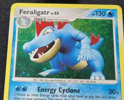 Pokemon TCG Feraligatr 8/123 Diamond & Pearl Mysterious Treasures Holo LP - Image 4