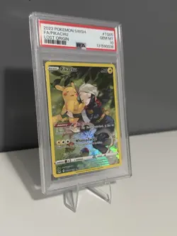 PSA 10 #TG05 2022 Pokemon Sword & Shield Lost Origin Pikachu Full art - Image 2