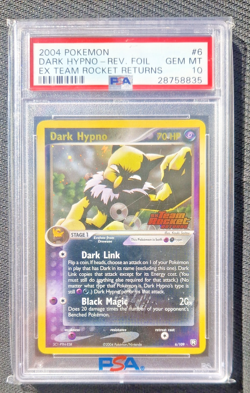 Dark Hypno 6/109 Pokemon 2004 ex Team Rocket Returns Reverse Stamp PSA 10 Pop 50 - Image 1