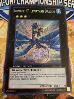 Yugioh Number 17: Leviathan Dragon CT08-EN001 NM - Image 1