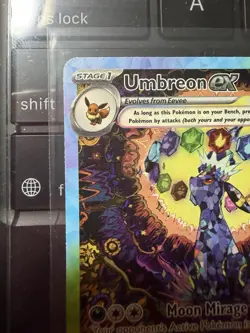 2025 POKEMON PRISMATIC EVOLUTIONS UMBREON EX 161/131! SPECIAL ILLUSTRATIONS RARE - Image 2