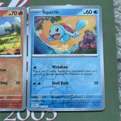 Pokemon 151 Kanto Starter Set Charmander Squirtle Bulbasaur Reverse Holo 1,4 & 7 - Image 4