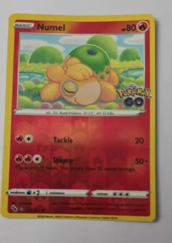 Numel (Peelable Ditto) 013/078 Pokemon GO Reverse Holo - Image 1
