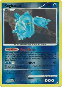 Heavily Played Regice - 36/146 - Rare - Reverse Holo Pokemon Legends Awakened - Image 1