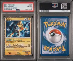 RAIKOU Call Of Legends HOLO SL9 PSA 6 2011 Pokemon POP 64 - Image 3