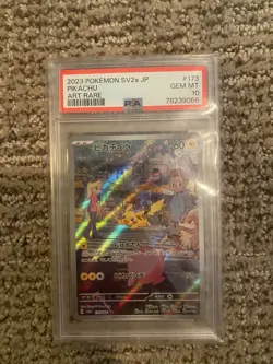 PSA 10 GEM MINT 2023 Pokemon Japanese Sv2a-pokemon 151 Pikachu Art Rare 173 - Image 1
