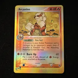 Pokemon Arcanine EX Sandstorm 15/100 Rev HOLO 80 HP Stage 1 English 2003 LP+ - Image 1