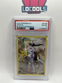 2015 POKEMON XY BLACK STAR PROMOS XY83 ARCEUS PSA 6 - Image 1