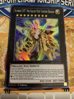 Yugioh Number C107: Neo Galaxy-Eyes Tachyon Dragon - MP15-EN023 1st Edition NM - Image 1