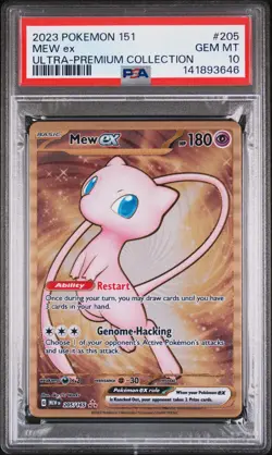 2023 POKEMON 151 ULTRA-PREM COLL #205 MEW EX PSA 10 - Image 1