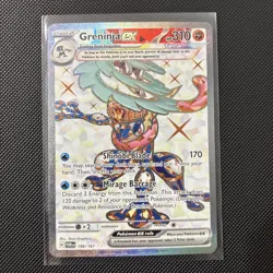 2024 Pokemon Twilight Masqurade GRENINJA EX ULTRA RARE FULL ART HOLO 198/167! NM - Image 1