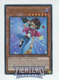 Yugioh Performapal Miss Director GFP2-EN035 Ultra Rare 1st Edition Near Mint - Image 1