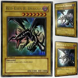Yu-Gi-Oh! Red Eyes B. Dragon - SDJ-001 - 1st Edition - Ultra Rare - MP/LP - Image 1