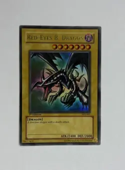Yu-Gi-Oh! Red Eyes B. Dragon - SDJ-001 - 1st Edition - Ultra Rare - MP/LP - Image 2