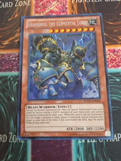 Yu-Gi-Oh! Grandsoil the Elemental Lord REDU-EN038 Secret Rare Unlimited NM - Image 1