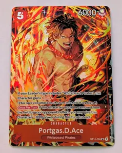 Portgas.D.Ace (Illustration Box Vol.5) ST15-005 One Piece Promotion Cards Foil - Image 1