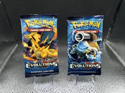 2x Pokemon Tcg Evolutions Booster Packs 2016 XY Factory Sealed (a) - Image 1