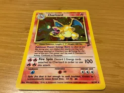 NEW POKEMON BASE SET 2 HOLO CARD #4 OF 130 "CHARIZARD" - Image 1