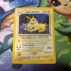 Light Jolteon 48/105 Neo Destiny Regular LP Ungraded Pokemon Card - Image 1