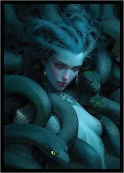 100 MTG Card Sleeves with 100 Inner Sleeve, Textured Back Art Sleeves, Fit Stand - Image 1