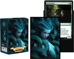 100 MTG Card Sleeves with 100 Inner Sleeve, Textured Back Art Sleeves, Fit Stand - Image 2