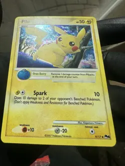 Pikachu - 9/17 - Holo - Pop Series 6 - Pokemon Card - Image 2
