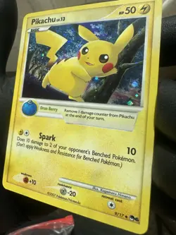 Pikachu - 9/17 - Holo - Pop Series 6 - Pokemon Card - Image 3