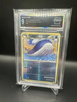 9 MINT Wailord Reverse Holo 31/102 Pokemon 2010 HG & SS Triumphant Card 7164 - Image 2