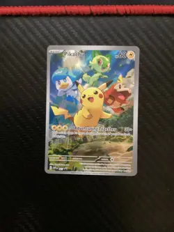 Pokemon TCG SV: Scarlet & Violet Promo Cards #027 Pikachu NM - Image 1