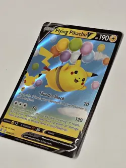 Pokemon Celebrations Flying Pikachu v Holo Card 006/025 Ultra Rare Full Art - Image 3