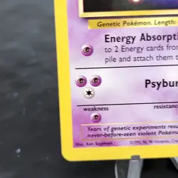 Mewtwo #3 Black Star Promo Pokemon Card WOTC 1999 WB First Movie LP ⭐ - Image 5