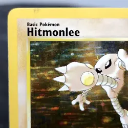 Hitmonlee Holo 7/62 Fossil Set Pokemon Card 1999 WOTC TCG Vintage Rare NM ⭐ - Image 3