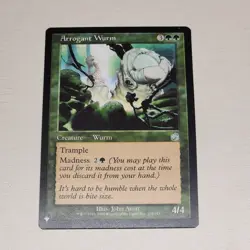 MTG Magic Arrogant Wurm Torment Uncommon The List NM Magic Premodern Card - Image 1